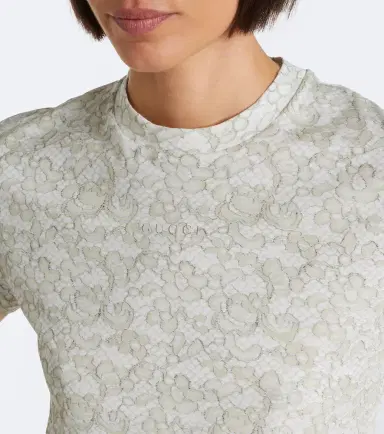 Gucci Lace printed cotton T-shirt | Thumbnail 5 Gucci Lace printed cotton T-shirt | Thumbnail 5