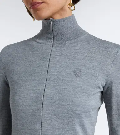 Gucci Wool and silk zip-up sweater | Thumbnail 6 Gucci Wool and silk zip-up sweater | Thumbnail 6