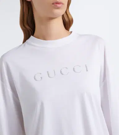 Gucci Logo cotton jersey T-shirt | Thumbnail 2 Gucci Logo cotton jersey T-shirt | Thumbnail 2