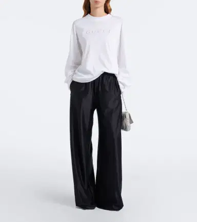 Gucci Logo cotton jersey T-shirt | Thumbnail 4 Gucci Logo cotton jersey T-shirt | Thumbnail 4