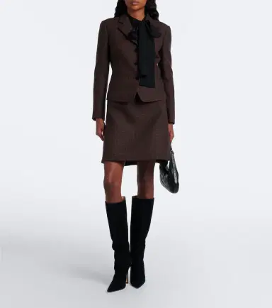 Gucci Tie-neck silk crêpe de chine blouse | Thumbnail 3 Gucci Tie-neck silk crêpe de chine blouse | Thumbnail 3