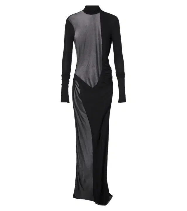 Gucci Open-back crêpe jersey maxi dress