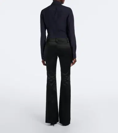Gucci Satin flared pants | Thumbnail 3 Gucci Satin flared pants | Thumbnail 3