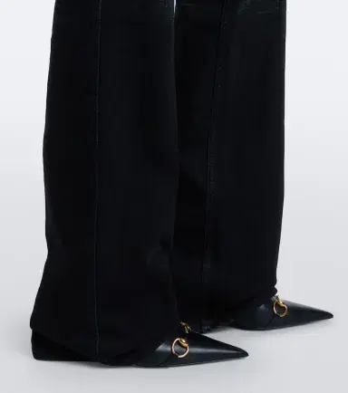 Gucci Mid-rise flared jeans | Thumbnail 3 Gucci Mid-rise flared jeans | Thumbnail 3