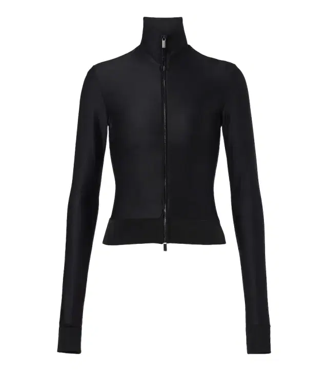 Gucci Silk-blend zip-up top