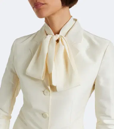 Gucci Single-breasted silk faille blazer | Thumbnail 2