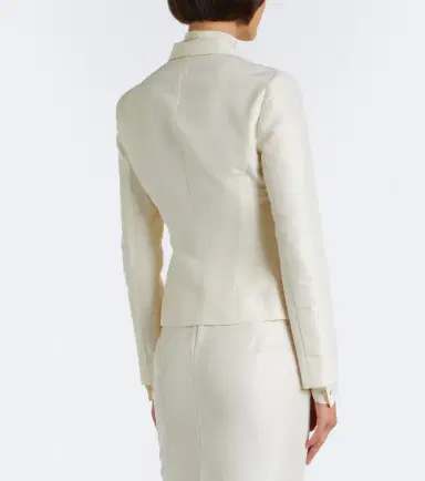 Gucci Single-breasted silk faille blazer | Thumbnail 5
