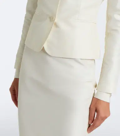 Gucci Single-breasted silk faille blazer | Thumbnail 6