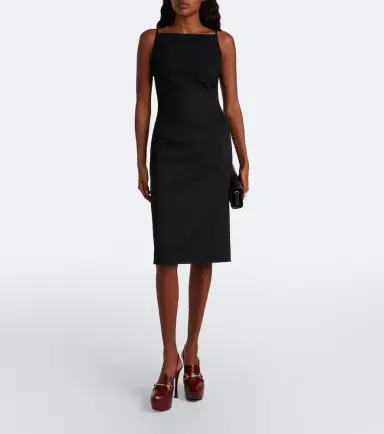 Gucci Wool midi dress | Thumbnail 3 Gucci Wool midi dress | Thumbnail 3