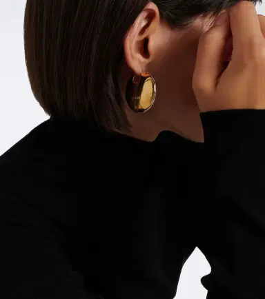 Loewe Blown hoop earrings | Thumbnail 5 Loewe Blown hoop earrings | Thumbnail 5