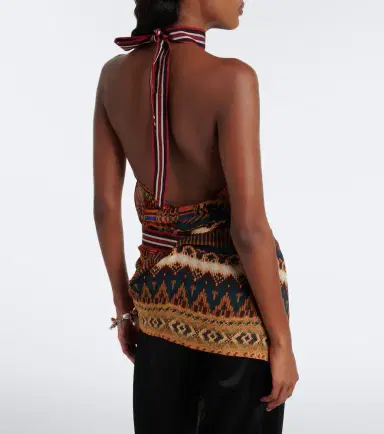 Dries Van Noten Printed halterneck top | Thumbnail 3