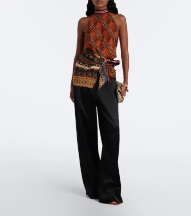Dries Van Noten Printed halterneck top | Thumbnail 6