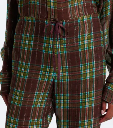 Dries Van Noten Plaid wide-leg pants | Thumbnail 3