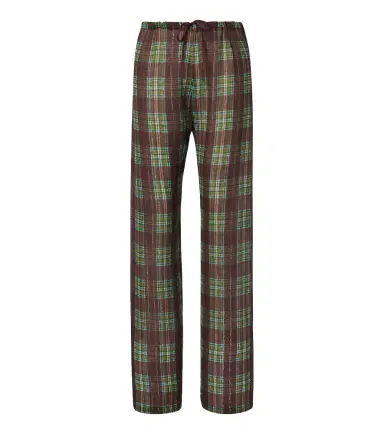 Dries Van Noten Plaid wide-leg pants | Thumbnail 1