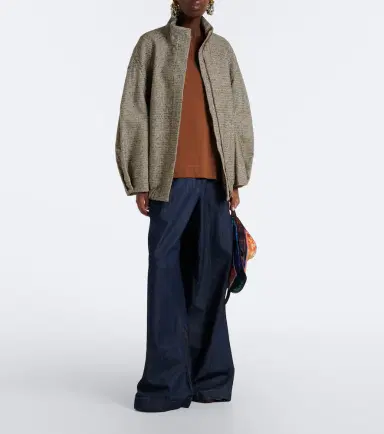 Dries Van Noten Checked bomber jacket | Thumbnail 7