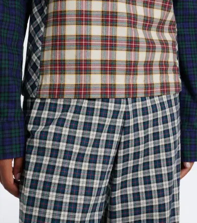 Dries Van Noten Checked cotton flannel top | Thumbnail 4