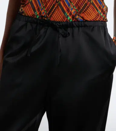 Dries Van Noten Satin wide-leg pants | Thumbnail 2