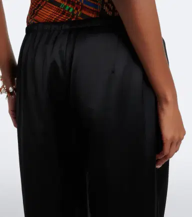 Dries Van Noten Satin wide-leg pants | Thumbnail 6