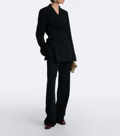Dries Van Noten Belted wide-leg pants | Thumbnail 4