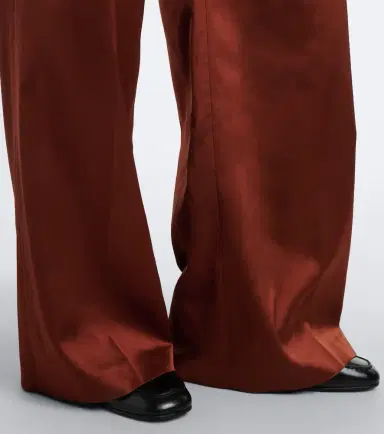 Dries Van Noten Satin wide-leg pants | Thumbnail 2