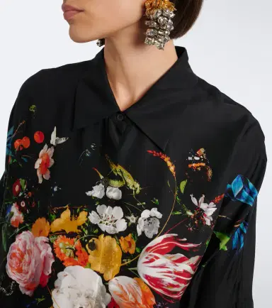 Dries Van Noten Floral shirt dress | Thumbnail 2