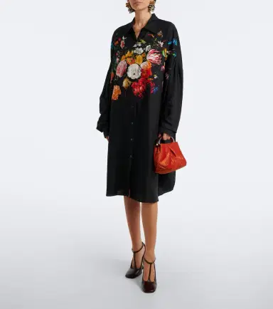 Dries Van Noten Floral shirt dress | Thumbnail 3