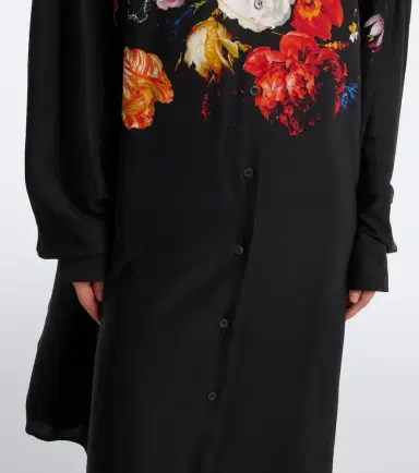 Dries Van Noten Floral shirt dress | Thumbnail 4