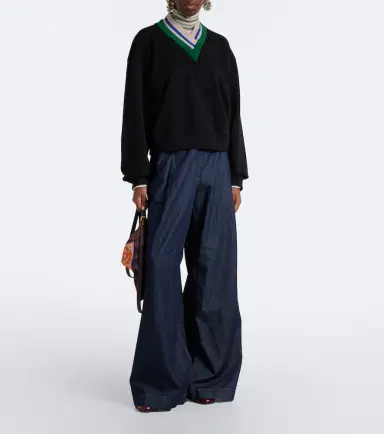 Dries Van Noten Cotton jersey sweatshirt | Thumbnail 4