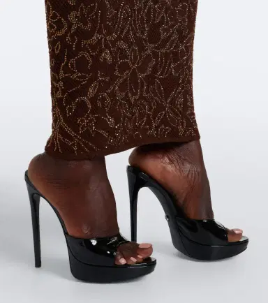 Gucci Julia patent leather platform sandals | Thumbnail 6 Gucci Julia patent leather platform sandals | Thumbnail 6