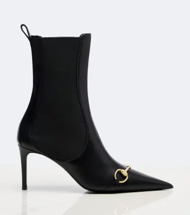Gucci Donna Horsebit leather ankle boots | Thumbnail 3 Gucci Donna Horsebit leather ankle boots | Thumbnail 3
