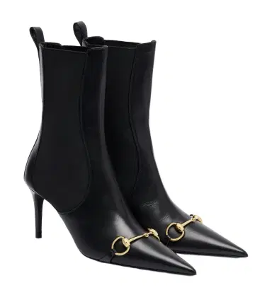 Gucci Donna Horsebit leather ankle boots | Thumbnail 1 Gucci Donna Horsebit leather ankle boots | Thumbnail 1