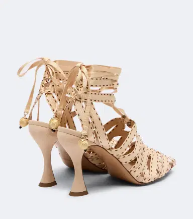 Zimmermann Corsage canvas sandals | Thumbnail 3 Zimmermann Corsage canvas sandals | Thumbnail 3