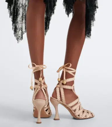 Zimmermann Corsage canvas sandals | Thumbnail 5 Zimmermann Corsage canvas sandals | Thumbnail 5