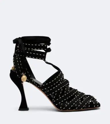 Zimmermann Corsage canvas sandals | Thumbnail 3 Zimmermann Corsage canvas sandals | Thumbnail 3
