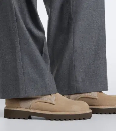 Max Mara Suede lace-up boots | Thumbnail 3 Max Mara Suede lace-up boots | Thumbnail 3