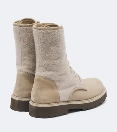 Max Mara Suede lace-up boots | Thumbnail 4 Max Mara Suede lace-up boots | Thumbnail 4