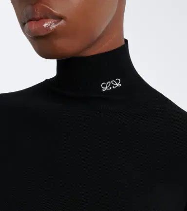 Loewe Double L ribbed-knit turtleneck top | Thumbnail 2 Loewe Double L ribbed-knit turtleneck top | Thumbnail 2