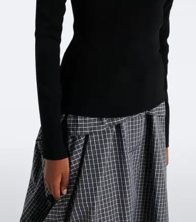 Loewe Double L ribbed-knit turtleneck top | Thumbnail 4 Loewe Double L ribbed-knit turtleneck top | Thumbnail 4