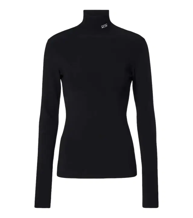 Loewe Double L ribbed-knit turtleneck top