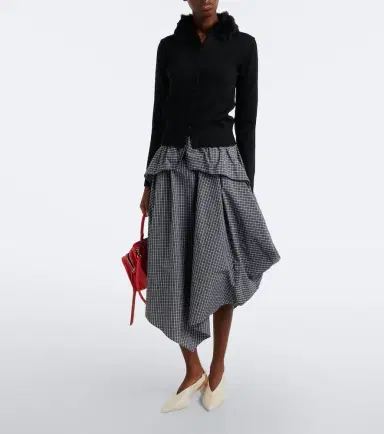 Loewe Double L wool cardigan | Thumbnail 3 Loewe Double L wool cardigan | Thumbnail 3