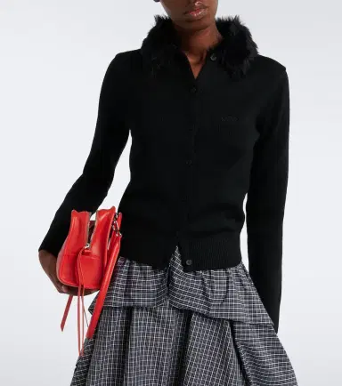 Loewe Double L wool cardigan | Thumbnail 4 Loewe Double L wool cardigan | Thumbnail 4