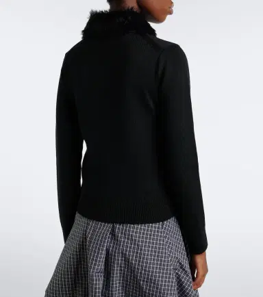 Loewe Double L wool cardigan | Thumbnail 5 Loewe Double L wool cardigan | Thumbnail 5