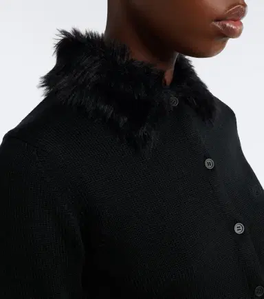 Loewe Double L wool cardigan | Thumbnail 6 Loewe Double L wool cardigan | Thumbnail 6