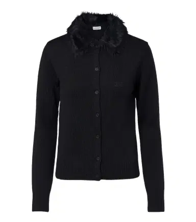 Loewe Double L wool cardigan | Thumbnail 1 Loewe Double L wool cardigan | Thumbnail 1