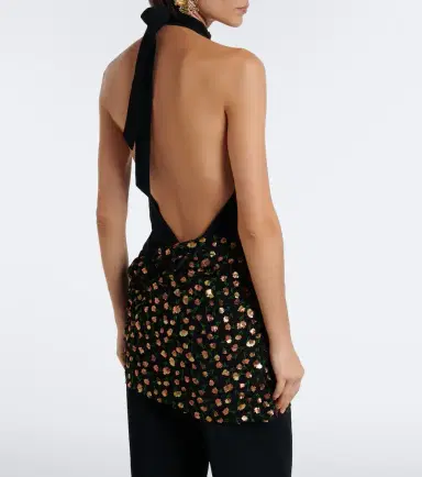Dries Van Noten Embellished halterneck top | Thumbnail 3