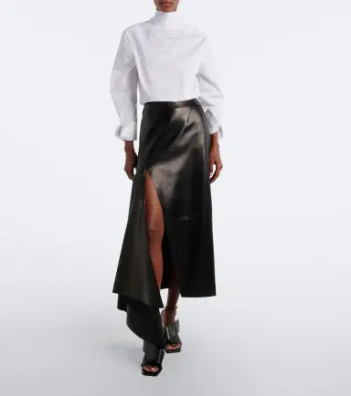 Givenchy Asymmetric leather maxi skirt | Thumbnail 4 Givenchy Asymmetric leather maxi skirt | Thumbnail 4