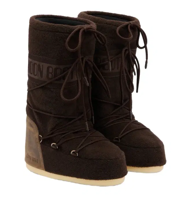 Moon Boot Icon leather-trimmed snow boots