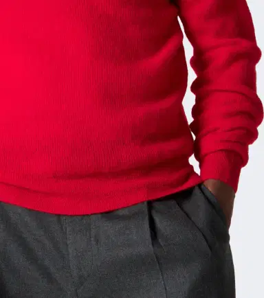 Auralee Alpaca-blend polo sweater | Thumbnail 4
