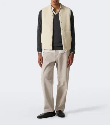 Auralee Reversible shearling vest | Thumbnail 3 Auralee Reversible shearling vest | Thumbnail 3