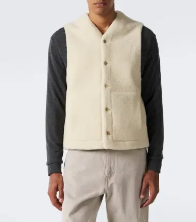 Auralee Reversible shearling vest | Thumbnail 5 Auralee Reversible shearling vest | Thumbnail 5